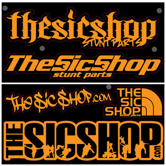 The Sic Shop Sticker Pack 9 - Orange