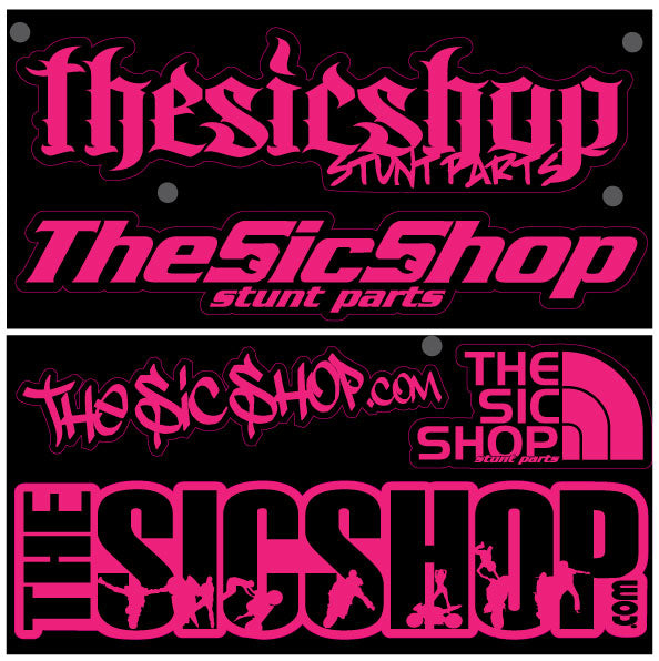 The Sic Shop Sticker Pack 9 - Pink