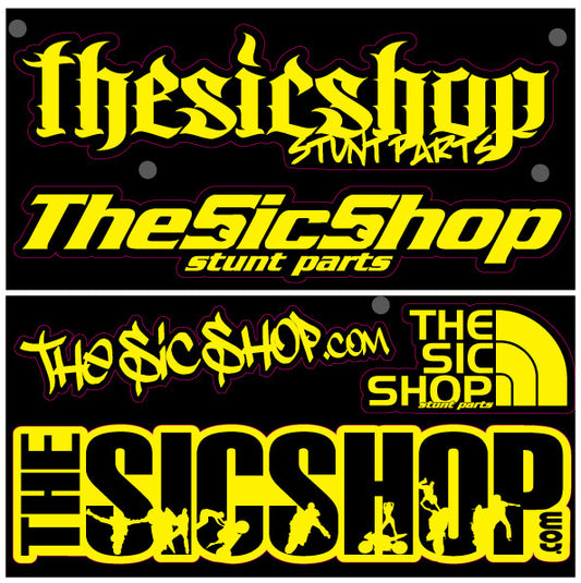 The Sic Shop Sticker Pack 9 - Yellow