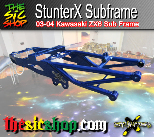 03-04 ZX6R Steel Subframe