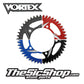 520 Triumph Chain and Sprocket Set - Vortex - Colors to 54T