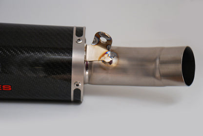 Graves 09-25 ZX-6R Cat-Eliminator Carbon Slip-on Exhaust